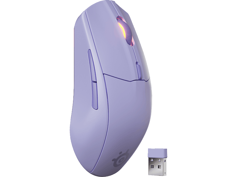 SteelSeries Rival 3 Gen 2 Draadloze Gaming Muis Lavendel