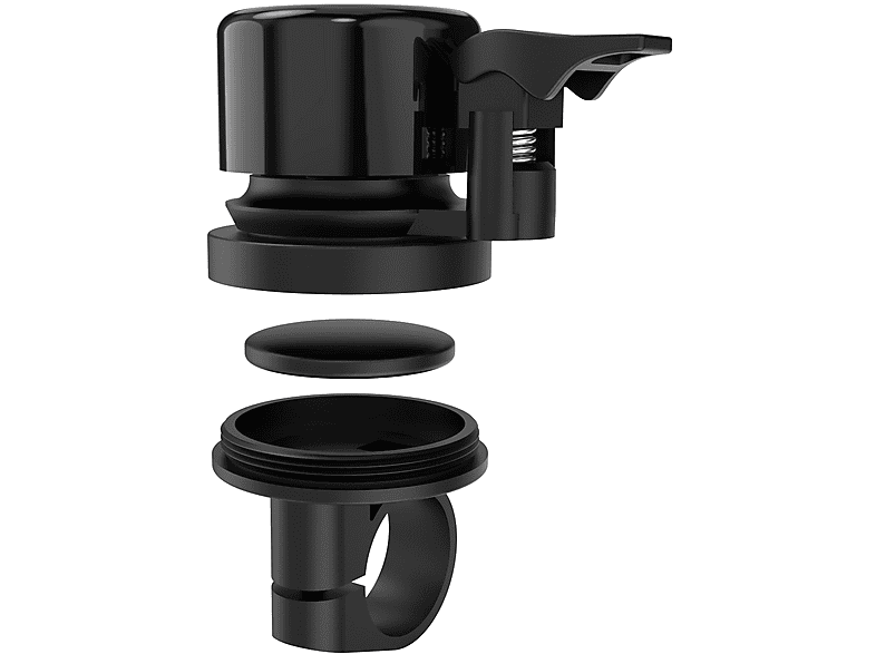 Dzwonek rowerowy MAJESTIC z lokalizatorem Czarny – zdjęcie 3