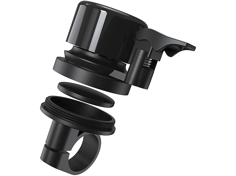 Dzwonek rowerowy MAJESTIC z lokalizatorem Czarny – zdjęcie 2