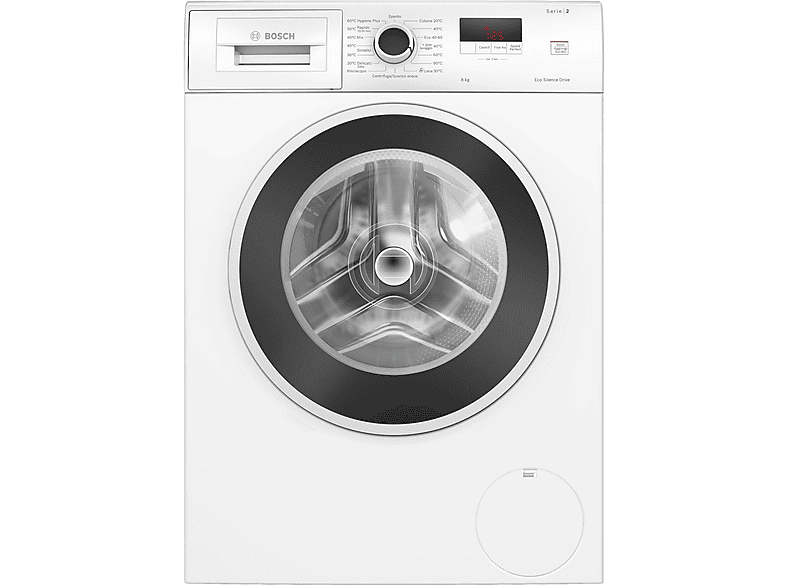 Bosch Wge03200It Lavatrice, Caricamento frontale, 8 kg, 58,8 cm, Classe A