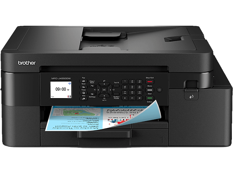 BROTHER MFC-J4350DW All-in-One Tintenstrahldrucker, Schwarz