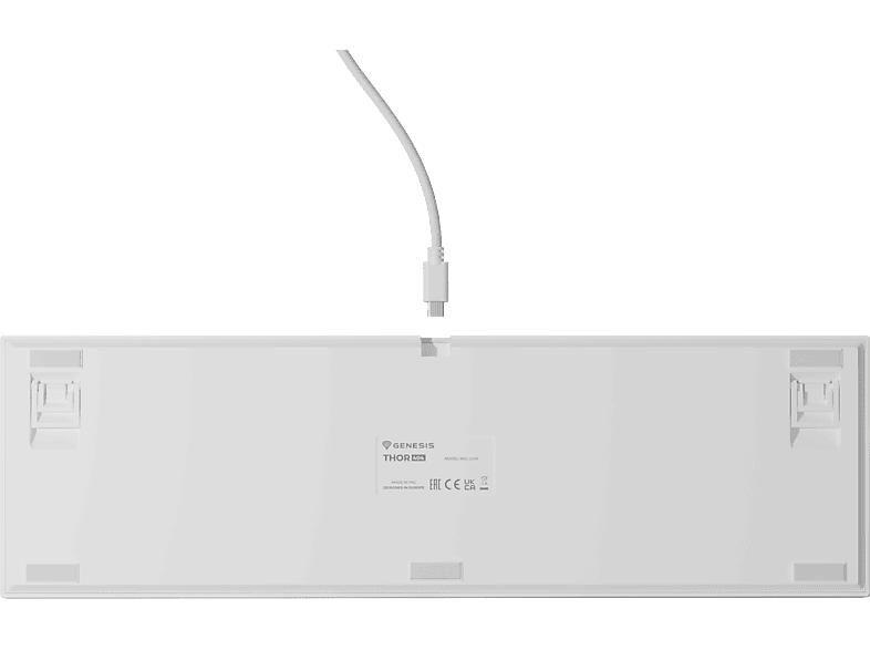 Klawiatura GENESIS Thor 404 NKG-2300 RGB Biały – zdjęcie 3