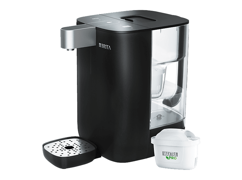 BRITA CUBE Heißwasserspender, Schwarz