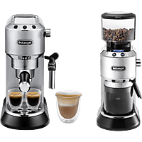 MediaMarkt DE LONGHI  ECKG6821.M Dedica Pack Pistonmachine Zilver aanbieding