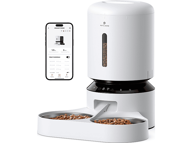 PETLIBRO GRANARY WIFI DUAL Essenschale Weiß Futterautomat