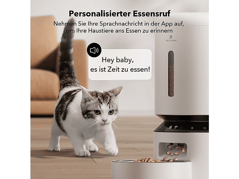 Thumbnail - PETLIBRO GRANARY WIFI DUAL FOOD TRAY WHITE AUTOMATIC FEEDER