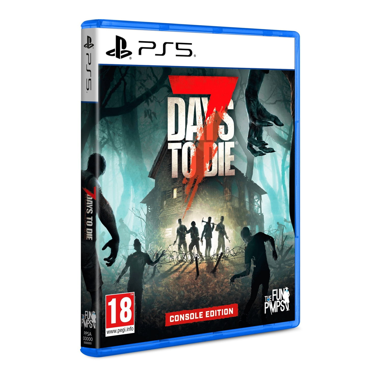 Couverture du jeu avec une scène de nuit, des silhouettes et le titre du jeu.