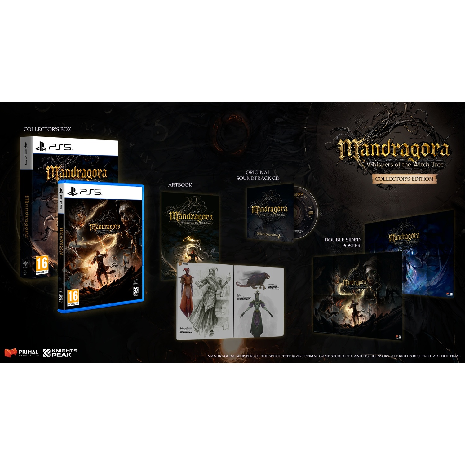 Collector's Edition boxset met gamebox, artbook, soundtrack-CD en een dubbelzijdige poster.
