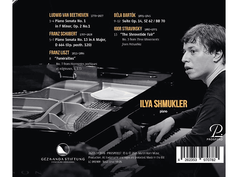 Thumbnail - Ilya Shmukler - The Winner's Recital (CD)