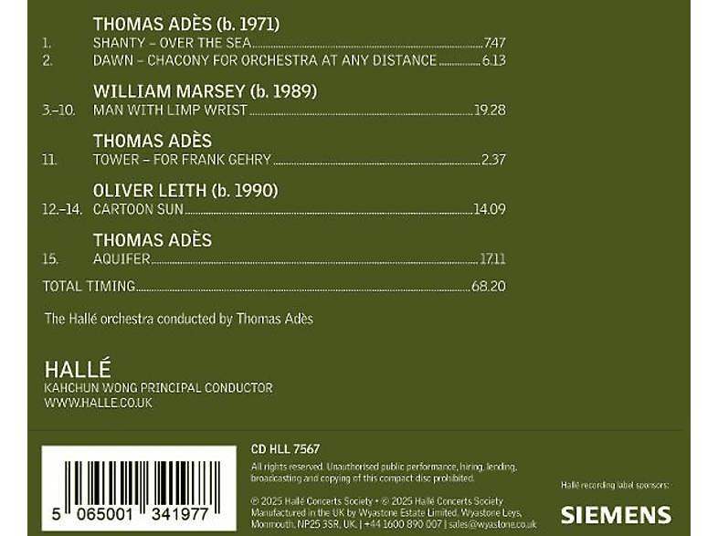 Thumbnail - Thomas/hallé Orchestra Adès - Orchesterwerke (CD)