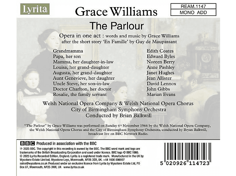 Thumbnail - Allister, Jean/Balkwill, Brian/Berry, Noreen/Byles, Edward/City of Birmingham Symphony Orchestra/Coates, Edith/Evans, Ma...