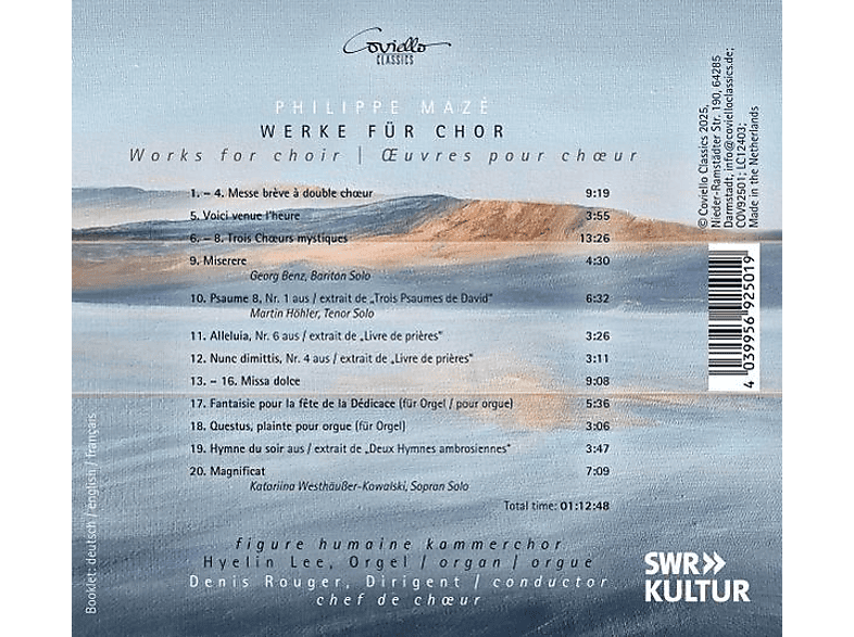 Thumbnail - Figure Humaine Kammerchor; Denis Rouger - Chorwerke (CD)