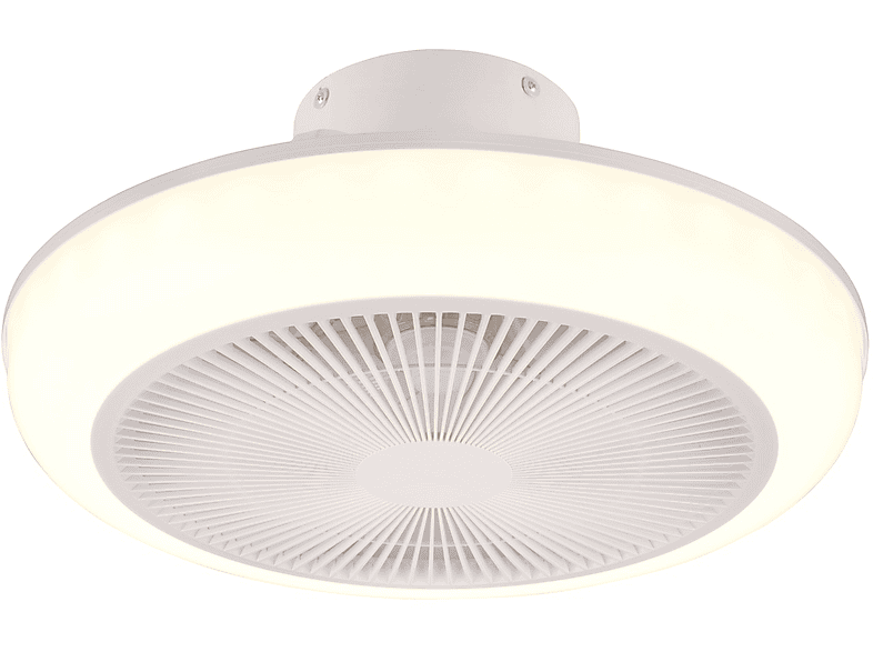 Plafoniera ventilatore Reality Mjolby, Bianco