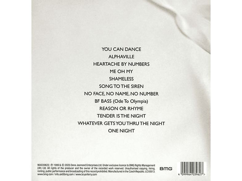 Thumbnail - Bryan Ferry - Olympia (CD)