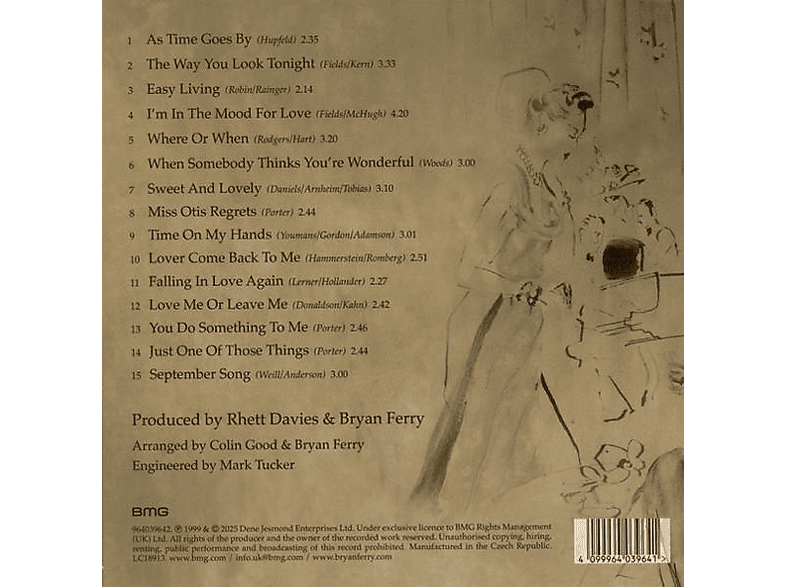 Thumbnail - Bryan Ferry - As Time Goes By (CD)