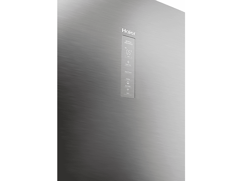 HAIER HTW7620ANMG 3D 60 SERIE 7 Kühlgefrierkombination (A, 414 l, 2050 mm hoch, Inox / Edelstahlfront)