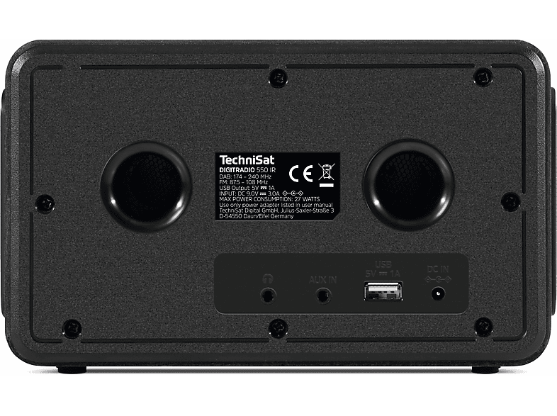 Technisat Digitradio 550 IR, Schwarz; DAB+/Internetradio — Foto 2 von 3