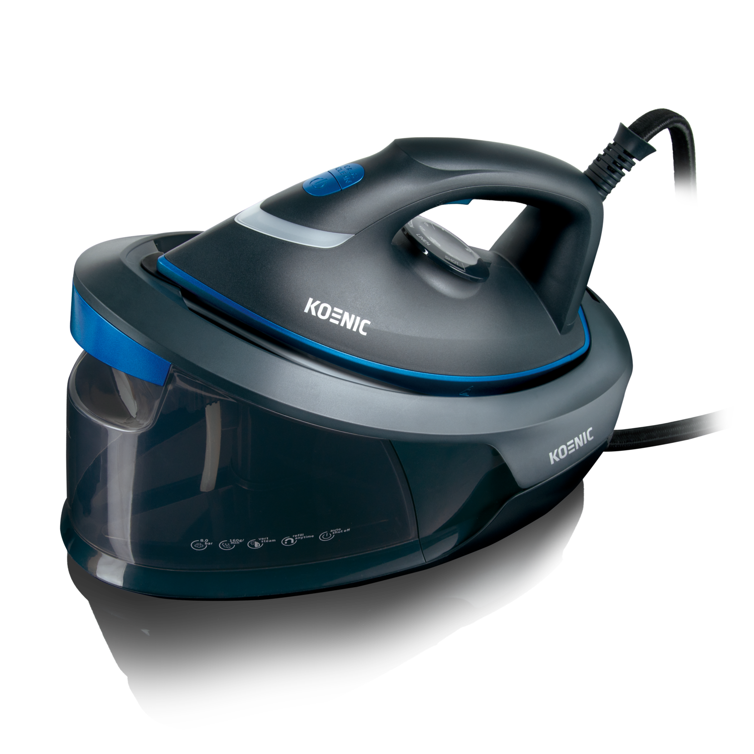 Koenic Kst 81525 Stoomgenerator Zwart