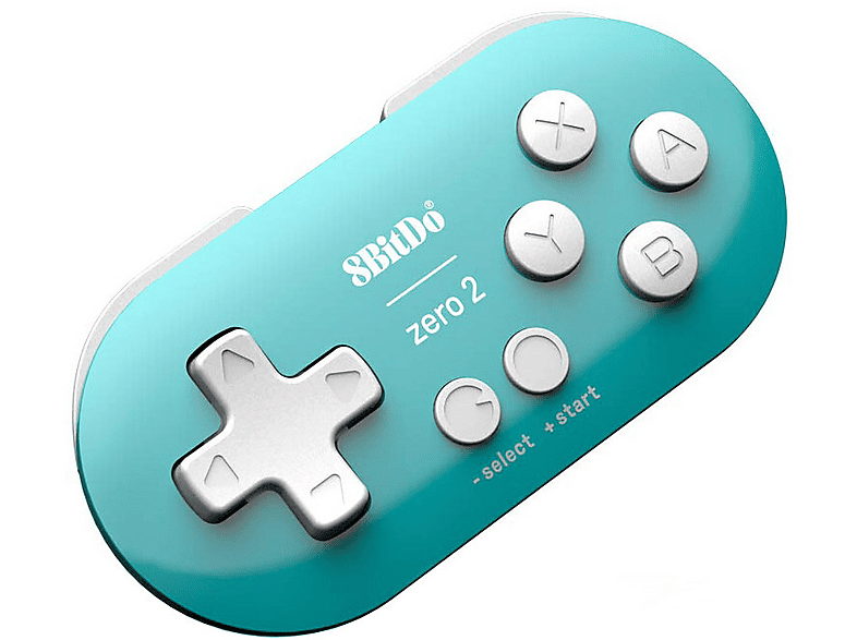 8BitDo Zero 2 Bluetooth Gamepad Mini Controller - Turquoise RET00222 – zdjęcie 2