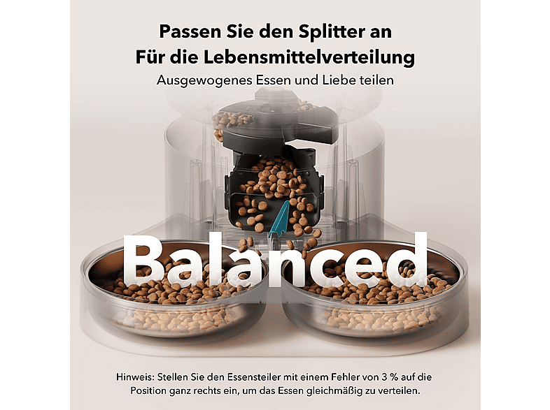 Petlibro Granary Wifi Dual, 5 Liter, Schwarz Futterautomat — Foto 4 von 5