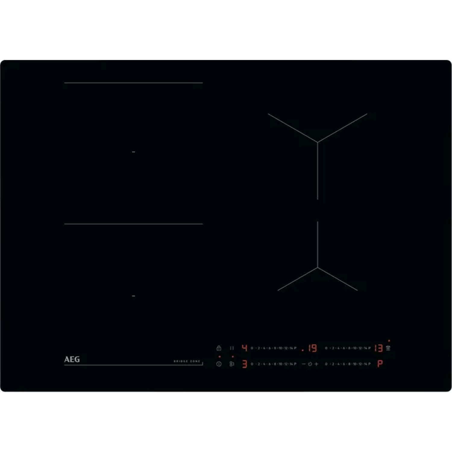 Aeg To74ib00cb Kookplaat - Inbouw Inductie Breedte 70 Cm 2-fasen (perilex) 71