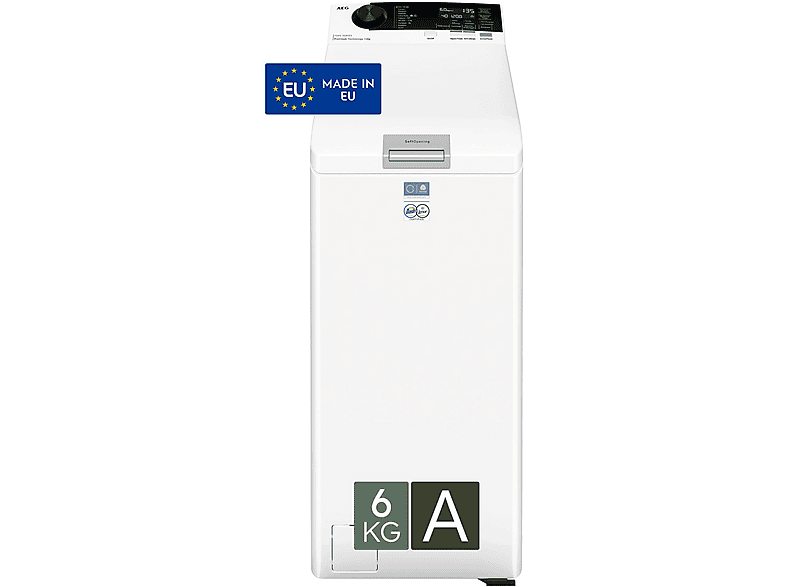 AEG Ltr7E36S Lavatrice Carica Alto, Caricamento dall'alto, 6 kg, 60 cm, Classe A