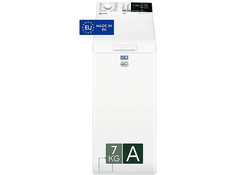 Electrolux Ew6T437A Lavatrice Carica Alto, Caricamento dall'alto, 7 kg, 60 cm, Classe A
