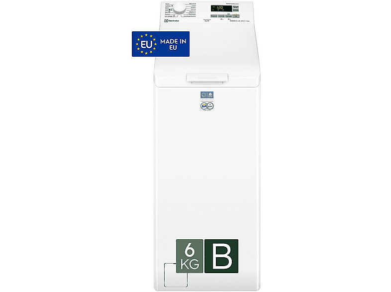 Electrolux Ew6T526B Lavatrice Carica Alto, Caricamento dall'alto, 6 kg, 60 cm, Classe B