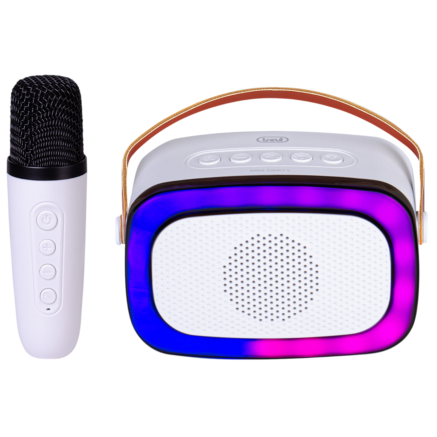 Trevi Xr8a01 Wit Mini Karaoke Speaker