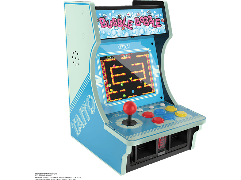 Consola retro portátil - Blaze Entertainment Evercade Taito Alpha Bartop, Arcade, 8" IPS, 10 juegos, Azul