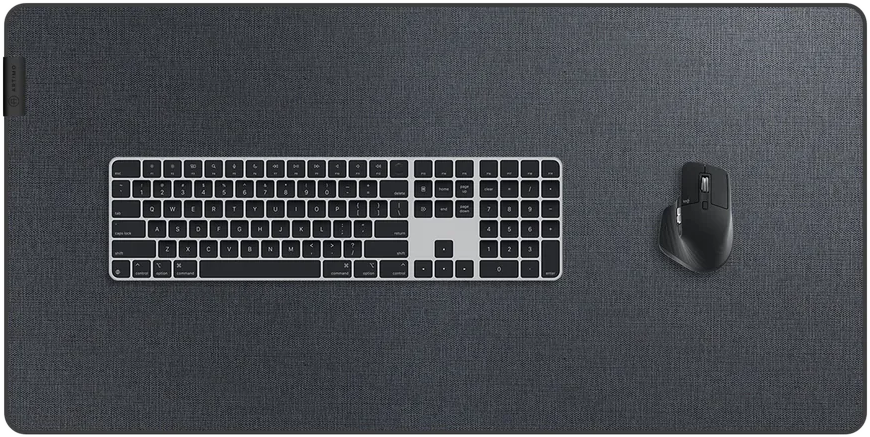 ARTIMO Desk Mat Loom Series prémium szövet egérpad, M, 80x40 cm, sötétszürke (artimo-loom-dark-m)