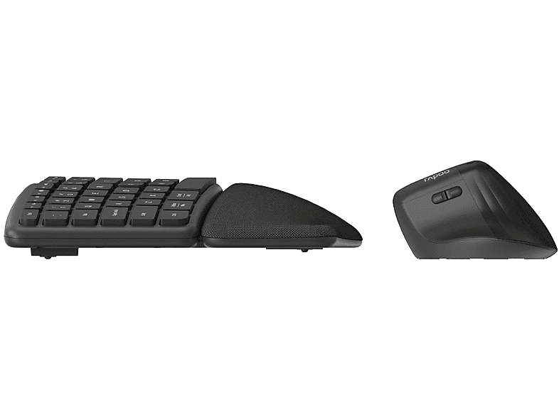Thumbnail - RAPOO 8810ME KOMBO Tastatur und Maus, Set, kabellos, Grau