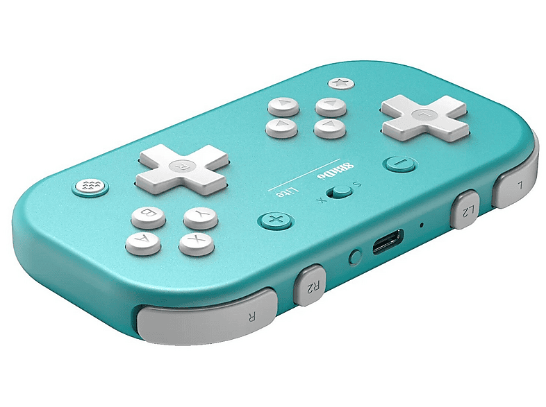 8BitDo Lite do PC, Nintendo Switch Bezprzewodowy Turkusowy – zdjęcie 2