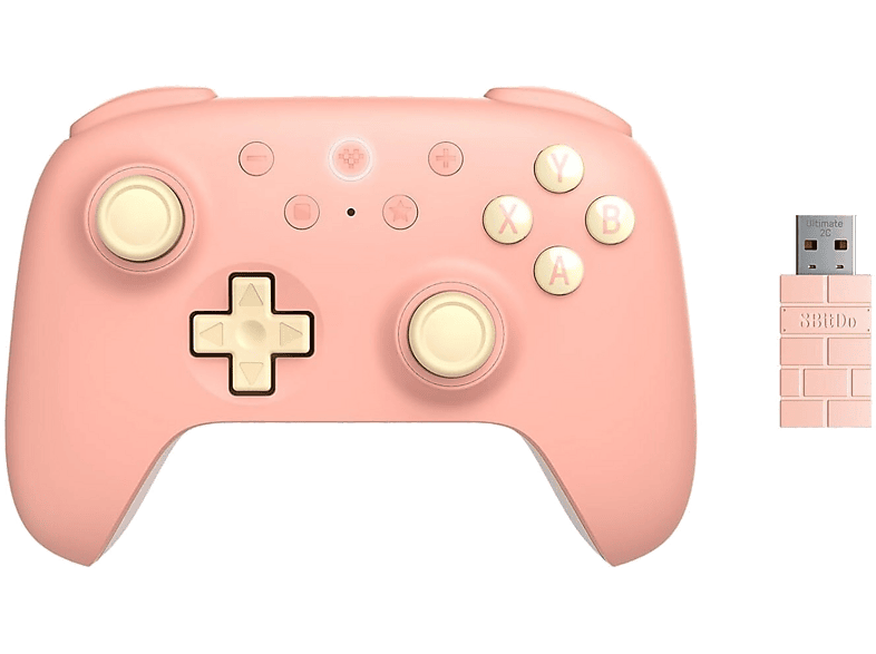 8BitDo Pad Ultimate 2C Wireless  Peach