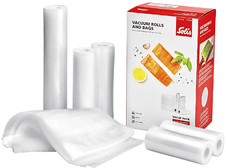 Rolki i worki próżniowe SOLIS Value Pack do zgrzewarek próżniowych