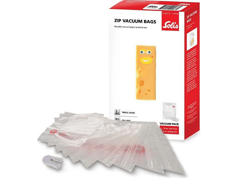 Worki foliowe Zip SOLIS 20x23 cm, 10 szt. – zdjęcie 3