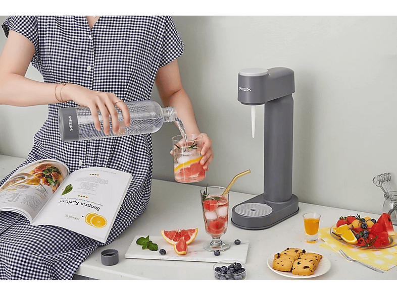 Saturator do wody PHILIPS GoZero ADD4901GR/10 Szary – zdjęcie 2