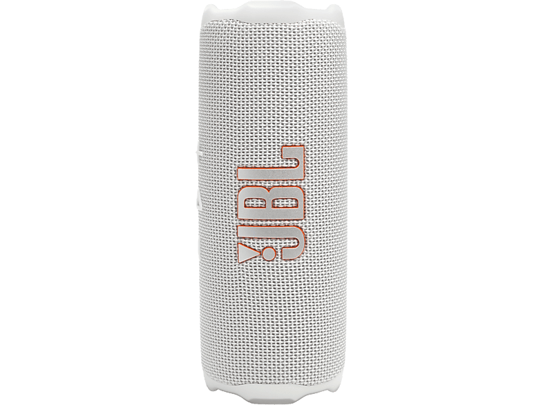 JBL Flip 7 Bluetooth-Lautsprecher, Weiss, Wasserfest