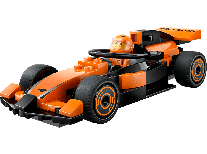 Lego City 60442 F1 Coureur Met Mclaren Racewagen Bouwstenen afbeelding
