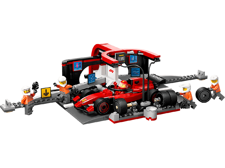 Lego City 60443 F1 Pitstop En Pitcrew Met Ferrari Auto Bouwstenen