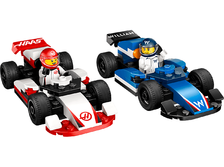 Lego City 60464 F1 Williams Racing En Haas Racewagens Bouwstenen afbeelding