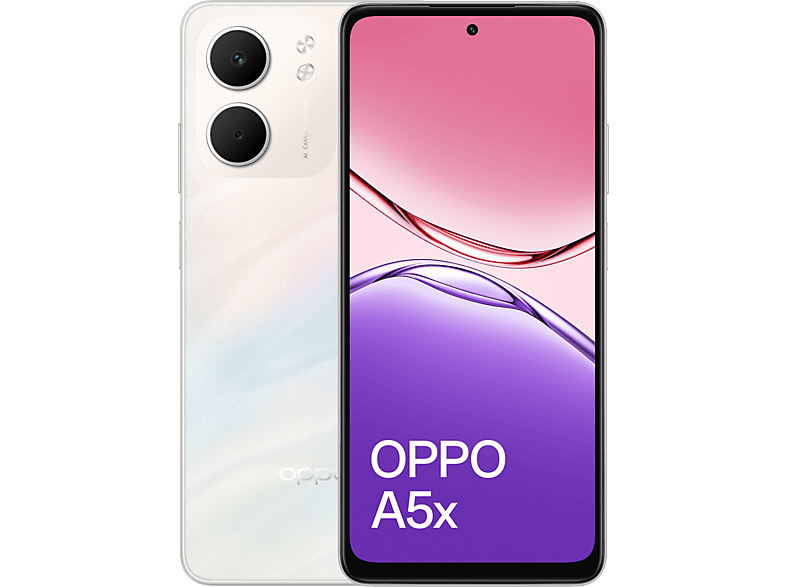 Smartfon OPPO A5x 4/128GB Biały – zdjęcie 2