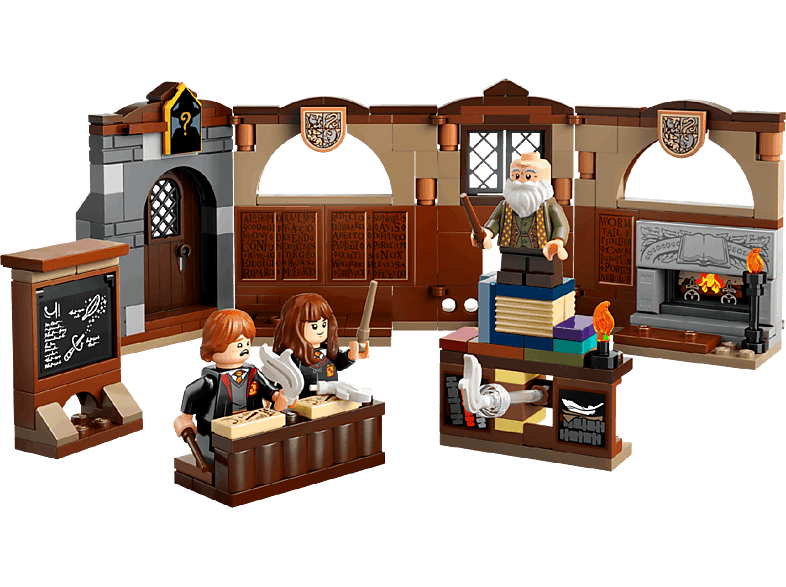 Lego Harry Potter 76442 Kasteel Zweinstein: Toverspreukenles Bouwstenen afbeelding