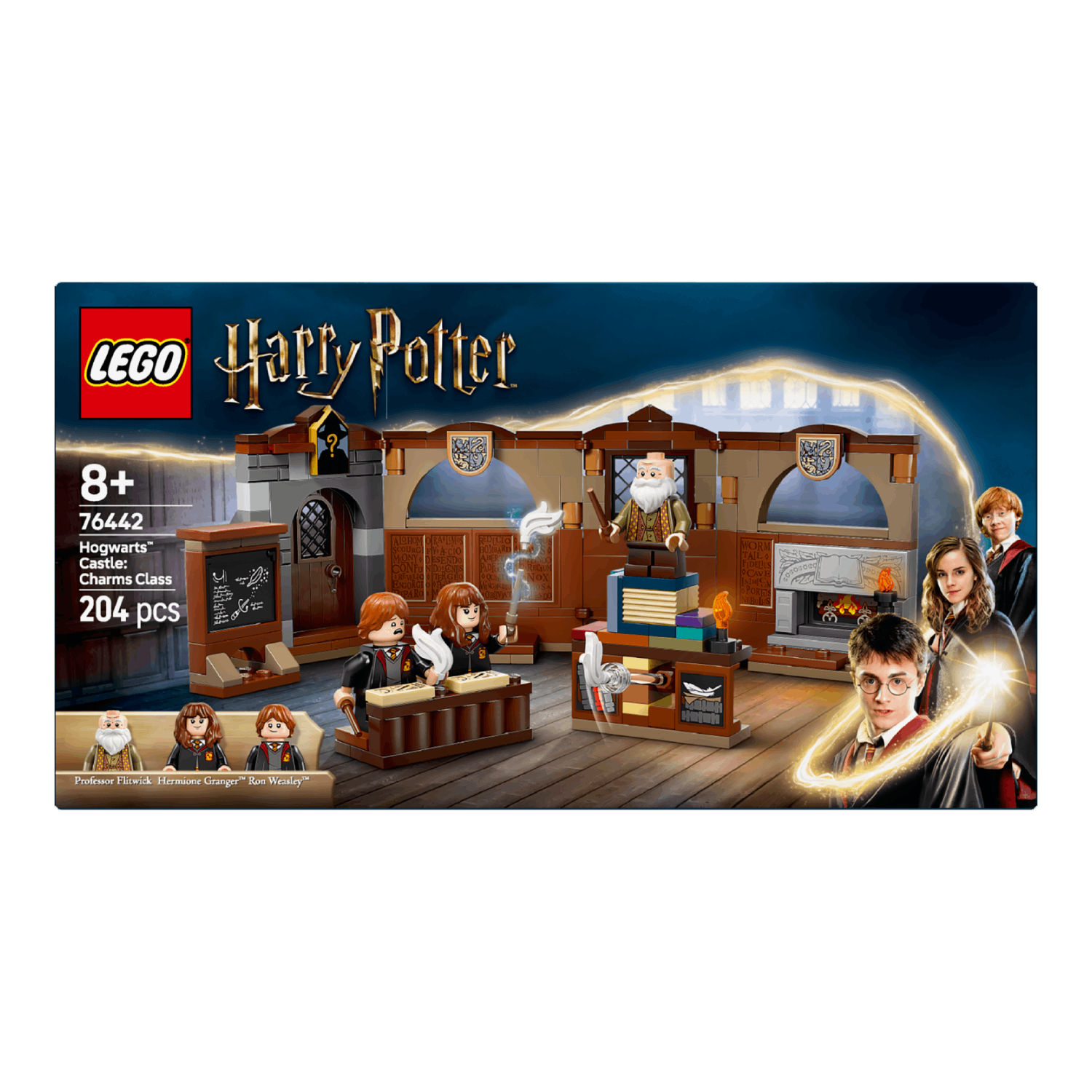 Lego Harry Potter set box. Features the Hogwarts Castle: Charms Class set with minifigures.