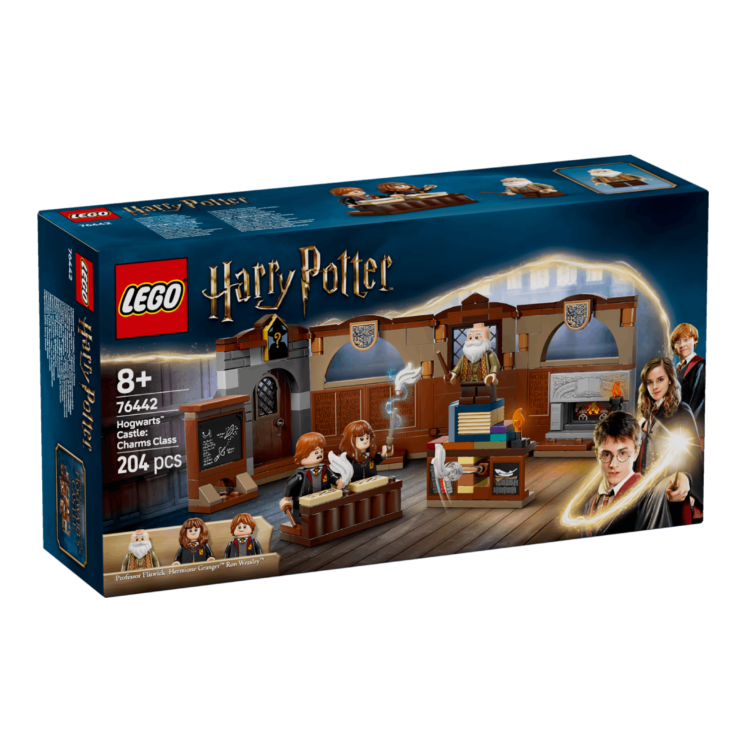 Lego Harry Potter set box. Features the Hogwarts Castle: Charms Class set with minifigures.