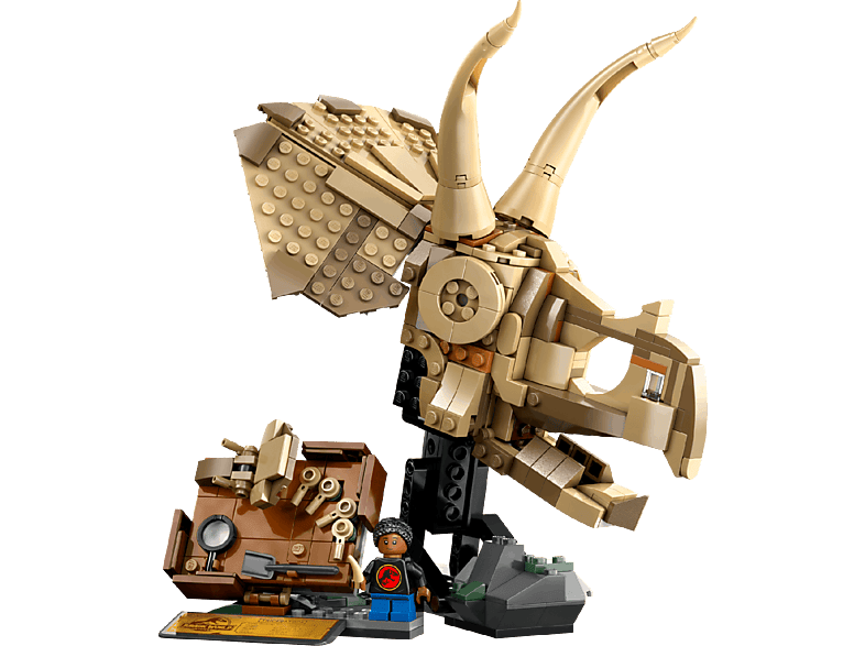 Lego Jurassic World 76969 Dinosaurusfossielen: Triceratops Schedel Bouwstenen