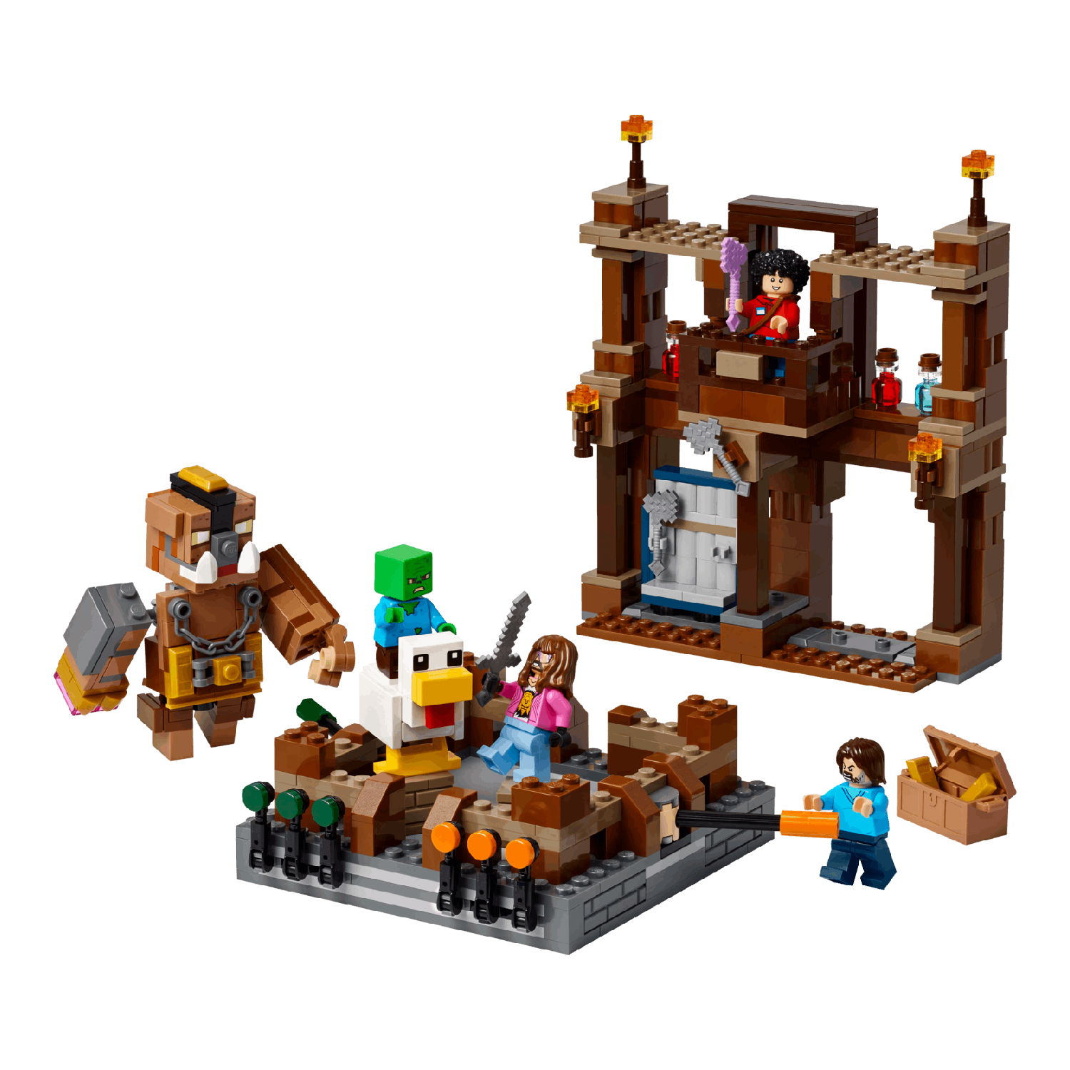 Lego Minecraft 21272 De Arena Bij Het Boslandhuis Bouwstenen