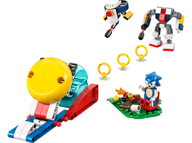 Lego Sonic The Hedgehog 77001 Sonics Krachtmeting Bij Het Kampvuur Bouwstenen afbeelding
