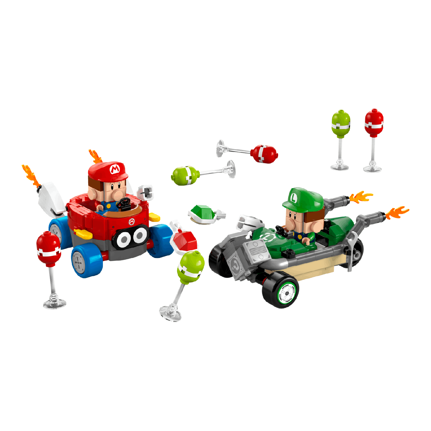 Lego Super Mario 72034 Mario Kart ' Baby Vs. Luigi Bouwstenen