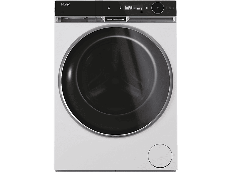 Haier HWD120-BD146397EU1 X Series 11 Waschtrockner mit Wärmepumpentechnologie (12 kg / 7 kg, 1400 U/Min., freistehend, Weiß)